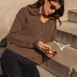 Cardigan Albertine Noisette
