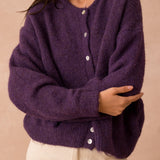 Gilet Lala Aubergine