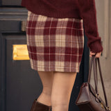 Jupe Billy Bordeaux