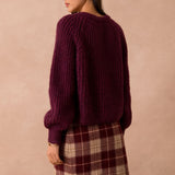 Pull Anouk Bordeaux