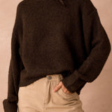 Pull Jacky Marron