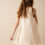Robe Aurélie Vichy Jaune