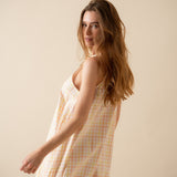 Robe Aurélie Vichy Jaune