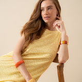 Robe Isla Fleuri Jaune
