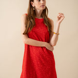 Robe Isla Fleuri Rouge