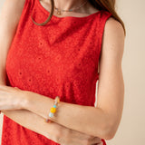 Robe Isla Fleuri Rouge