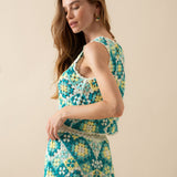 Short Selin Crochet Turquoise