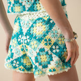 Short Selin Crochet Turquoise