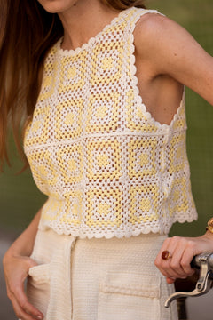 Top Claire Jaune