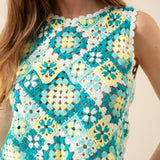 Top Loren Crochet Turquoise
