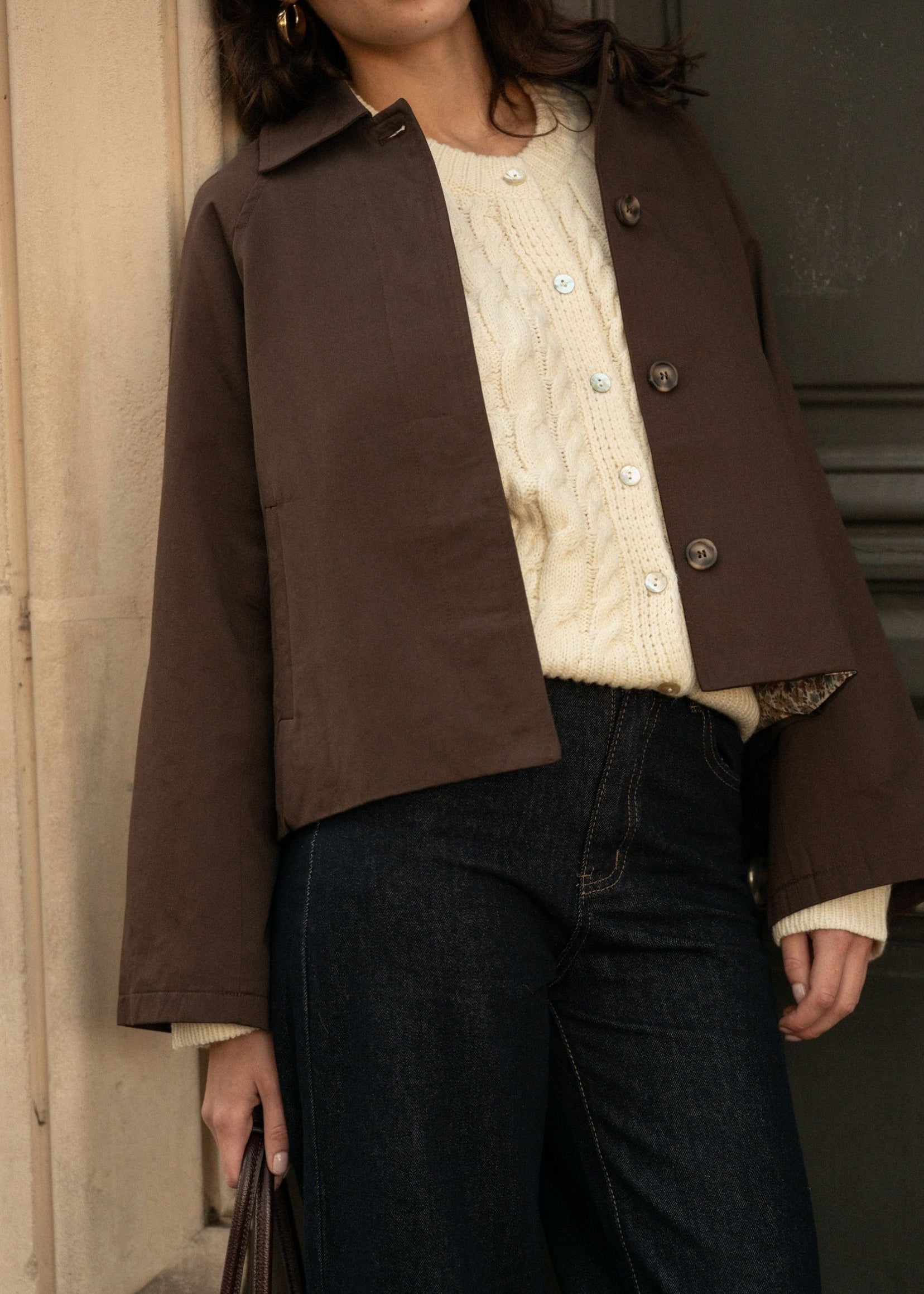 Veste Olga Marron
