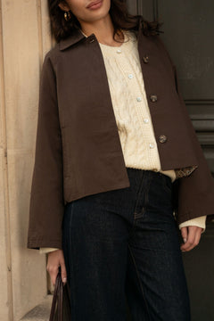 Veste Olga Marron