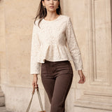 Blouse Anaïs Dentelle Beige