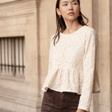 Blouse Anaïs Dentelle Beige