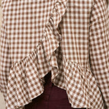 Blouse Loena Marron