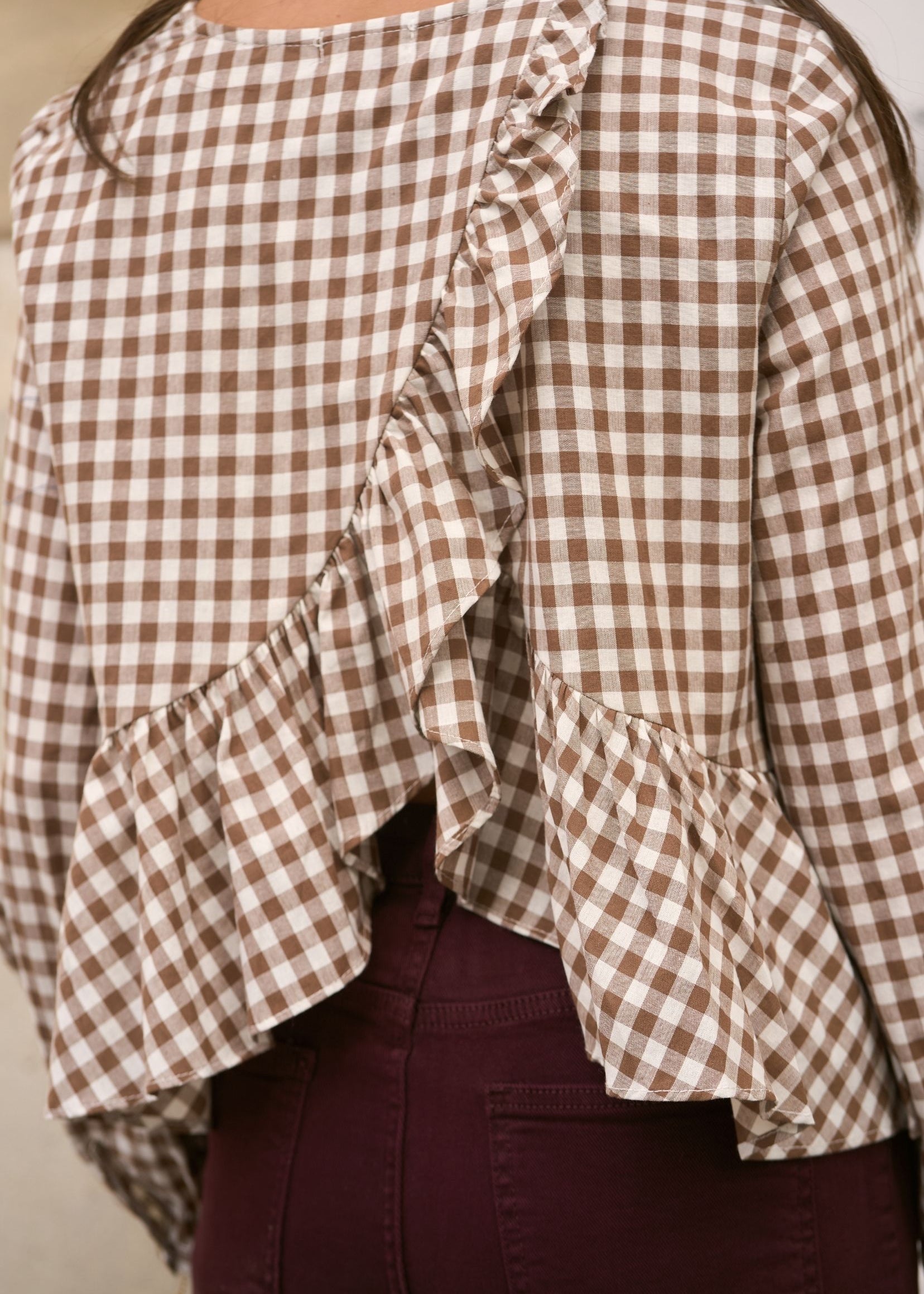 Blouse Loena Marron