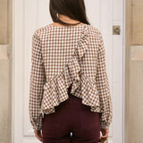 Blouse Loena Marron