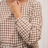 Blouse Loena Marron
