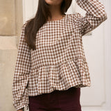 Blouse Loena Marron