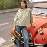 Blouse Rachel Rayé Olive