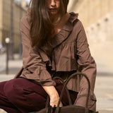 Blouse Solyne Marron