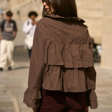 Blouse Solyne Marron
