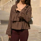 Blouse Solyne Marron