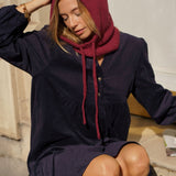 Cagoule Nell Bordeaux