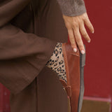 Chaussettes Zélie Léopard Taupe