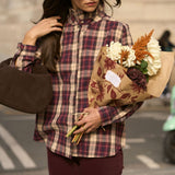 Chemise Charly Bordeaux