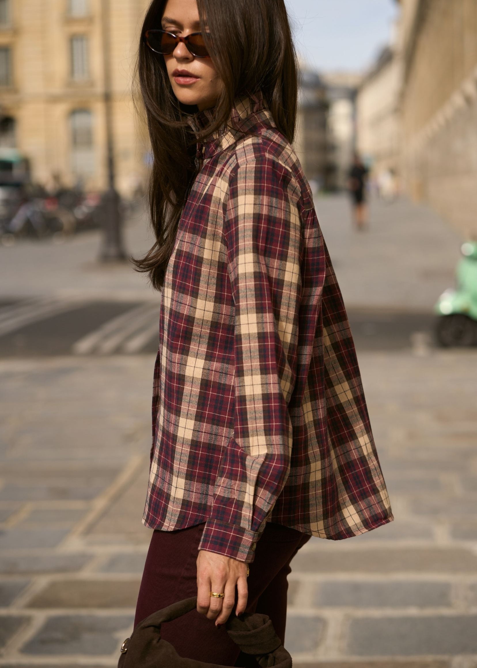 Chemise Charly Bordeaux