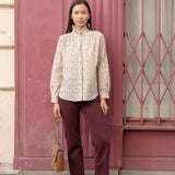 Chemise Lou Imprimé Beige