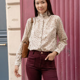 Chemise Lou Imprimé Beige