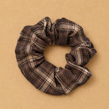 Chouchou Paulette Carreaux Marron
