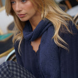 Écharpe Jeanne Marine