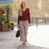 Gilet Clea Bordeaux