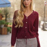 Gilet Clea Bordeaux