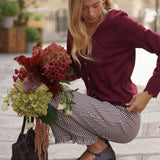 Gilet Clea Bordeaux
