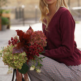 Gilet Clea Bordeaux