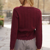 Gilet Clea Bordeaux