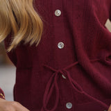 Gilet Clea Bordeaux