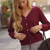 Gilet Clea Bordeaux