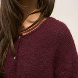 Gilet Lala Bordeaux
