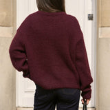 Gilet Lala Bordeaux
