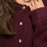 Gilet Lala Bordeaux