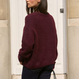 Gilet Lala Bordeaux