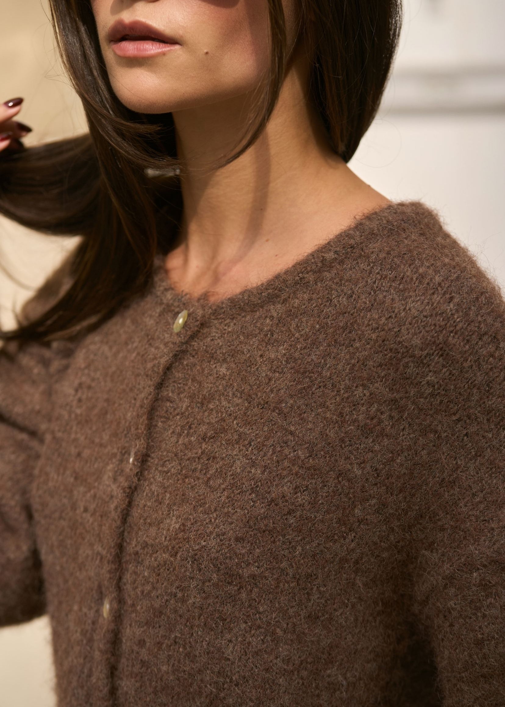 Gilet Lala Noisette
