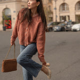 Gilet Lala Rouille