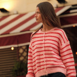 Gilet Léna Rose Rouge