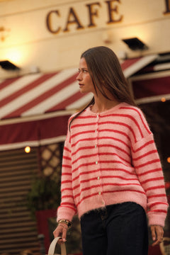 Gilet Léna Rose Rouge